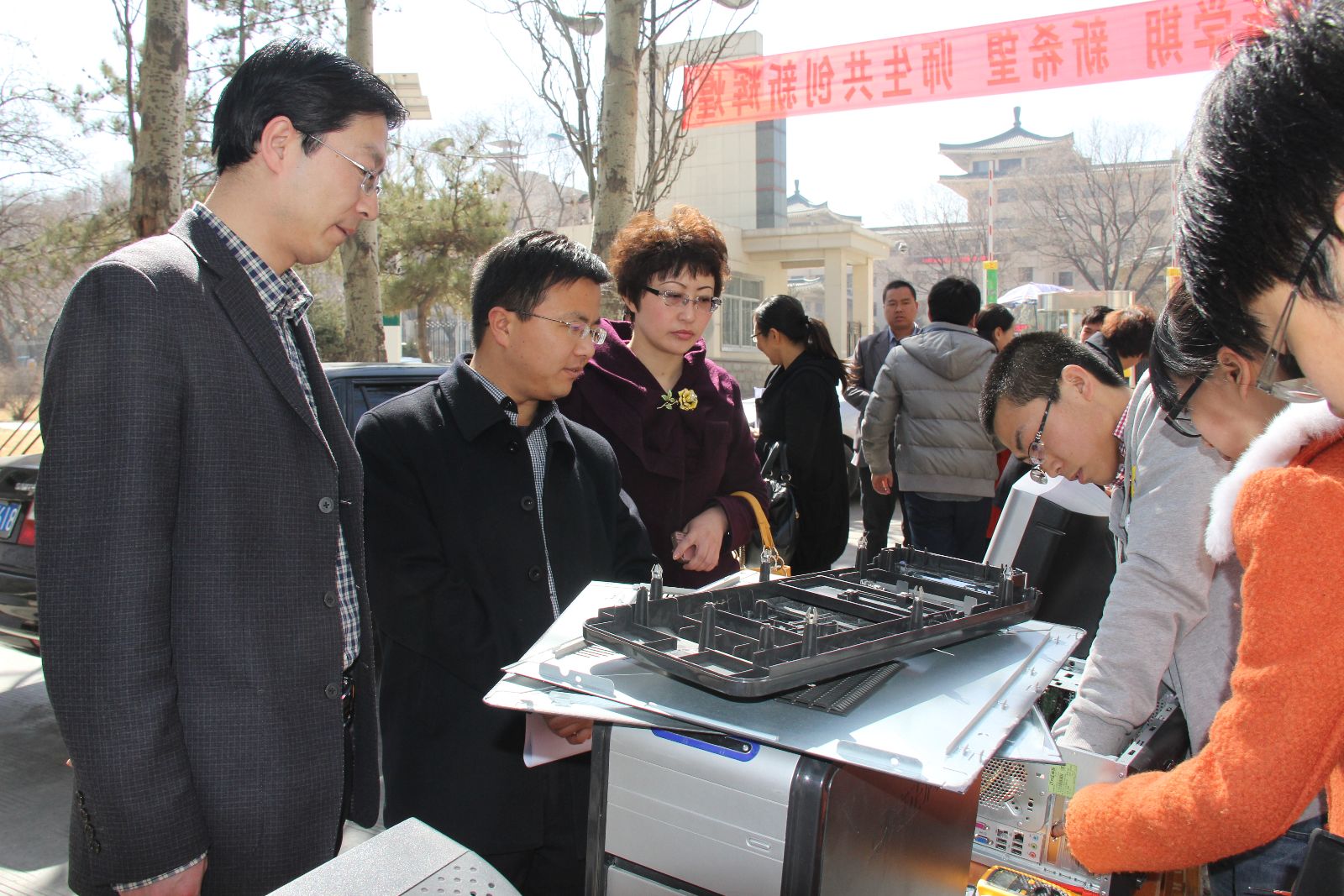 团委领导一线指导